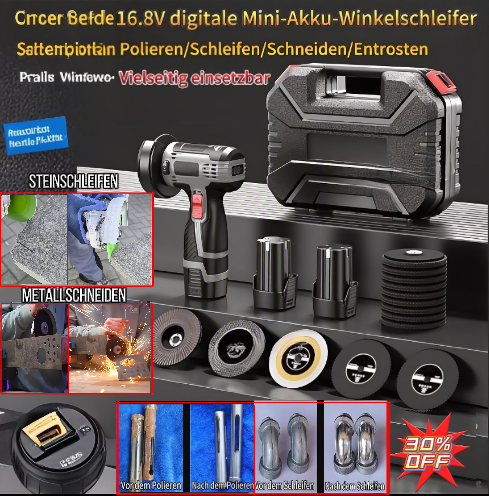 【KBestseller in 55 Ländern】Neue multifunktionale Schneide- und Winkelschleifmaschine