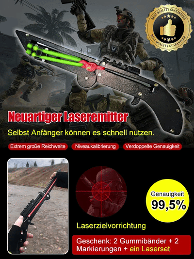 [Verstärkte und stabile verbesserte Version] Faltbare Steinschleuder