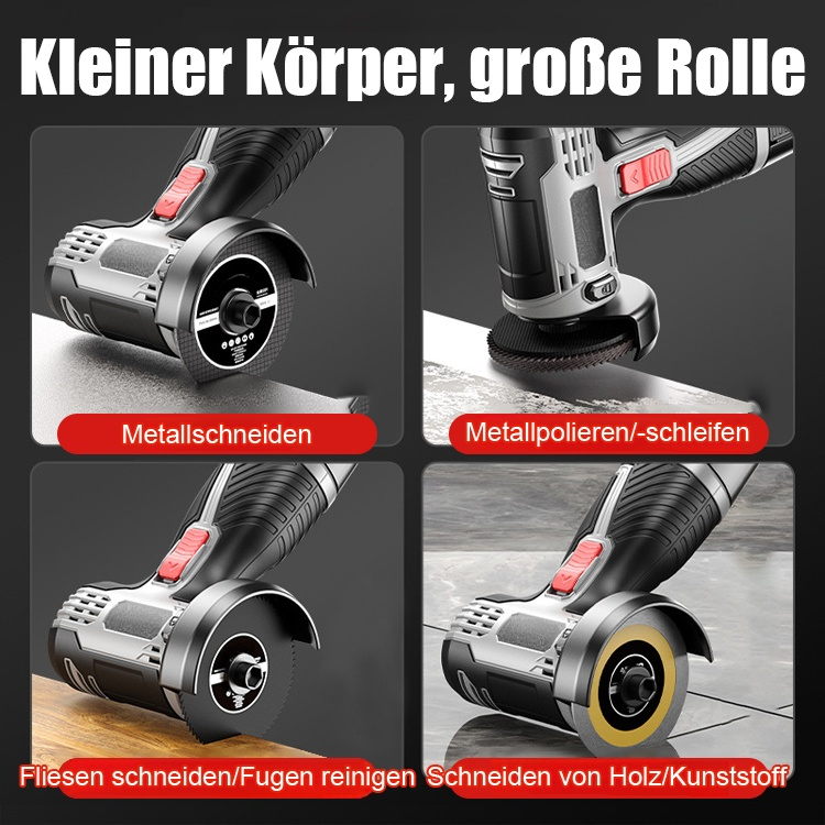 【KBestseller in 55 Ländern】Neue multifunktionale Schneide- und Winkelschleifmaschine