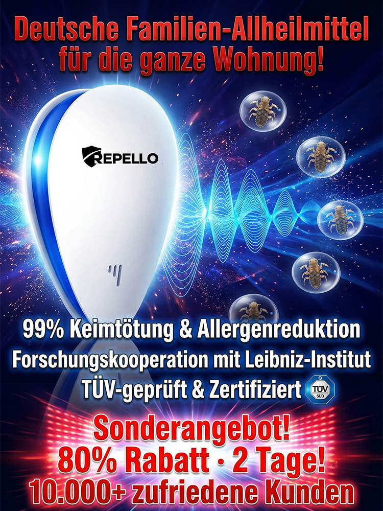 Schluss mit Milben-Invasion! 99,9% Vernichtung & Lebenslanger Schutz vor Ungeziefer