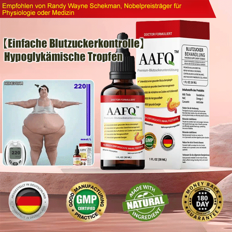 [Einfache Blutzuckerkontrolle] Hypoglykämie-Tropfen