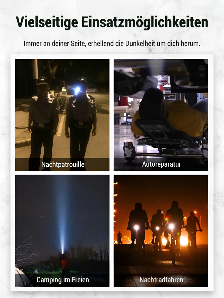 Fünf-in-eins Notfall-Solar-Taschenlampe