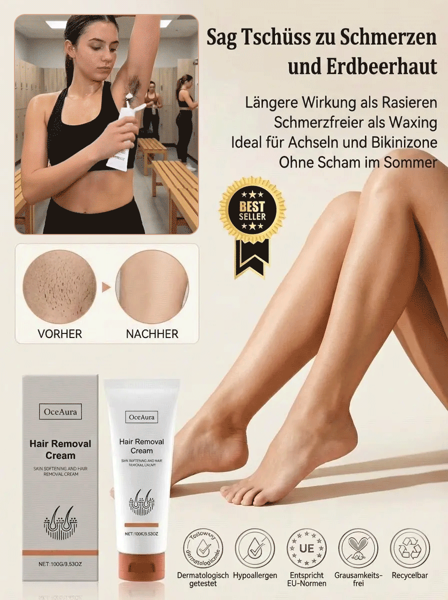 【Starke Reinigung】Schmerzfreie Körperenthaarungscreme