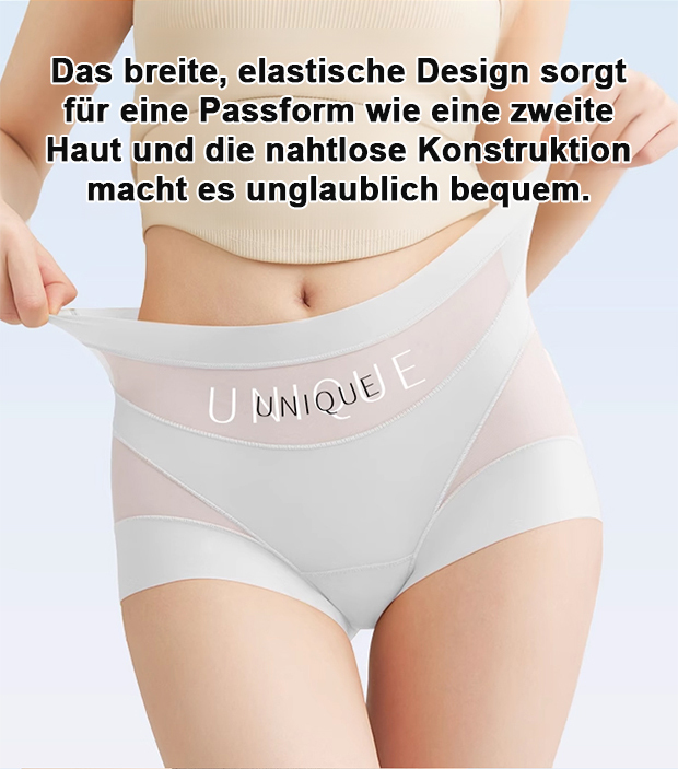 Dünne, doppellagige, nahtlose Spitzenformhose zur Bauchstraffung