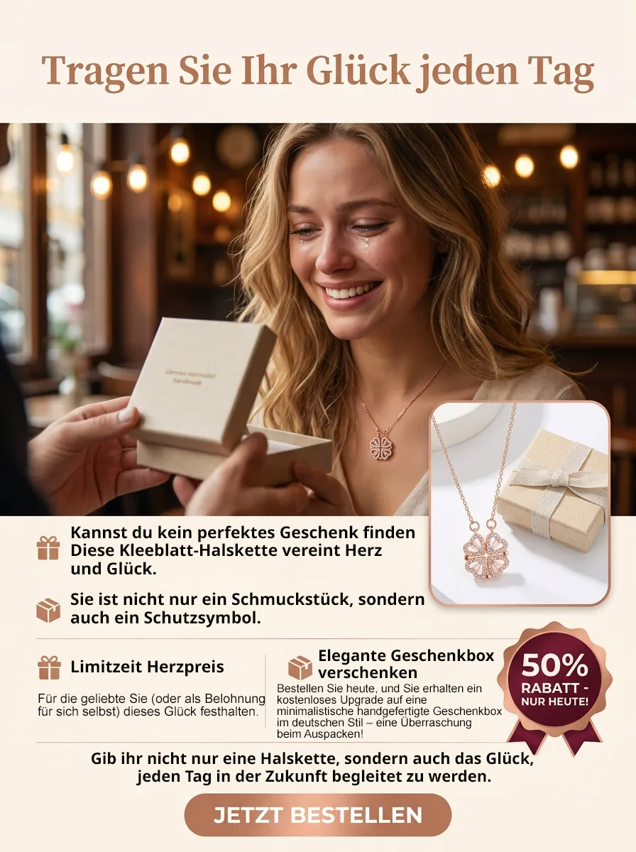 Kollektion Herz & Glücksklee Halskette