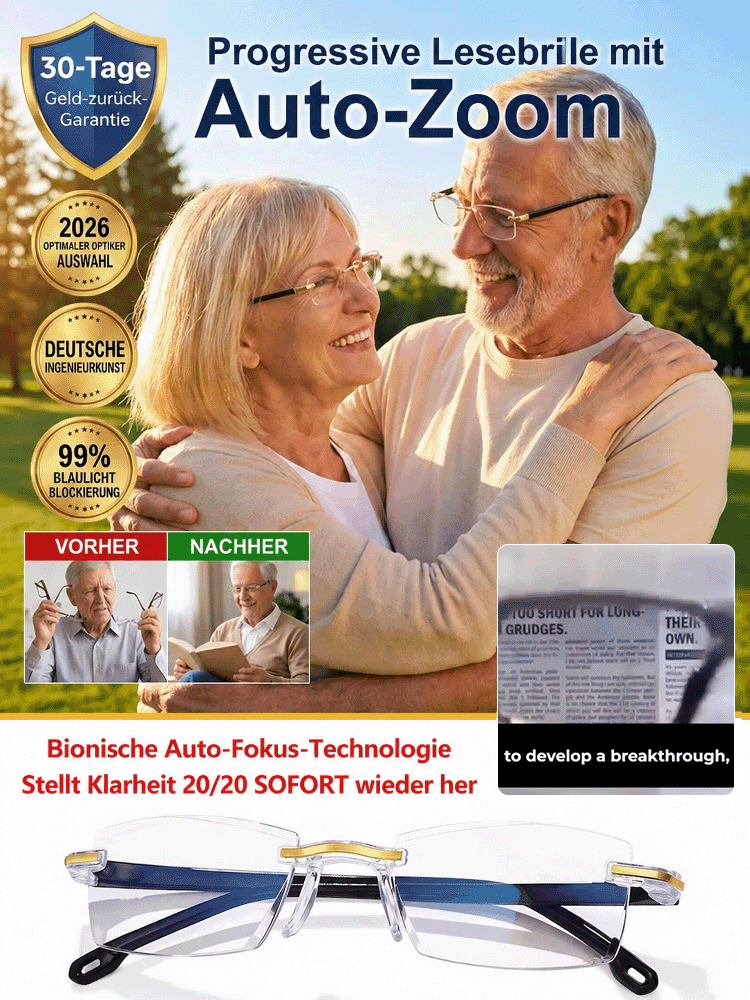 Automatische Zoom-Fern- und Nahlesebrille