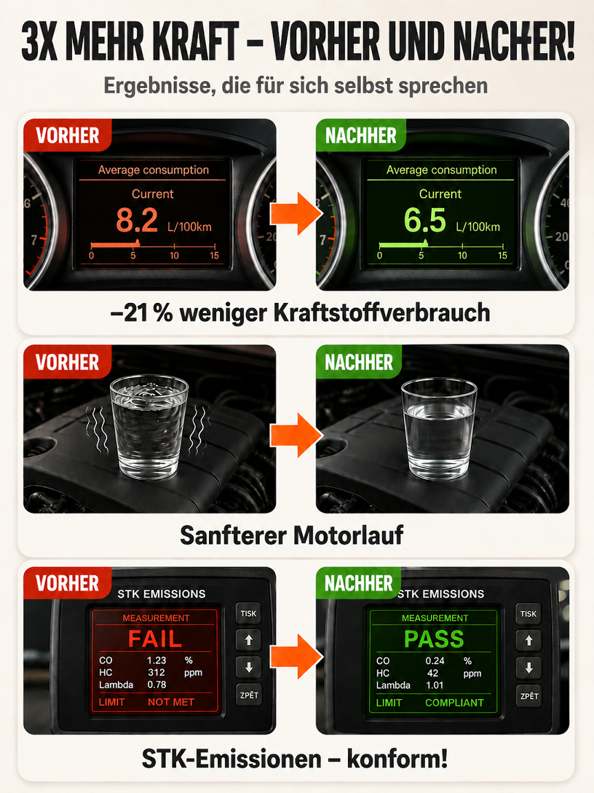 Nicht mehr ständig tanken! Hol dir deine ursprüngliche Kraftstoffeffizienz zurück