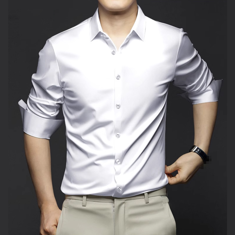 Atmungsaktives, komfortables und hautfreundliches Herrenhemd