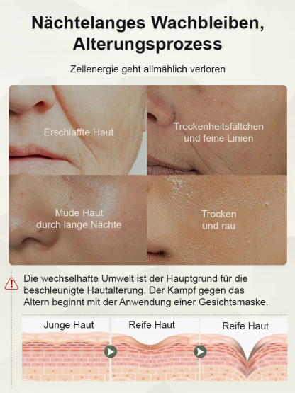 【3S Faltenentfernung】Sofortige Faltenentfernung Goldmaske