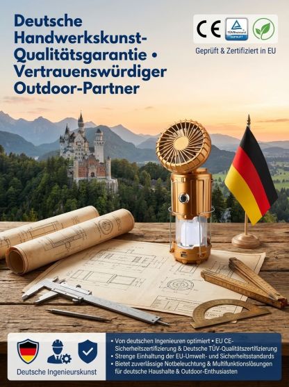 LED-Lüfter Solar-Notlicht