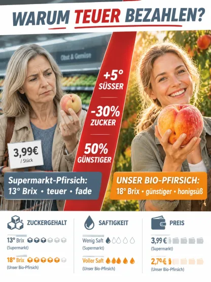 【Schnellwüchsig und widerstandsfähig】Süßer, früh reifender Pfirsichsetzling