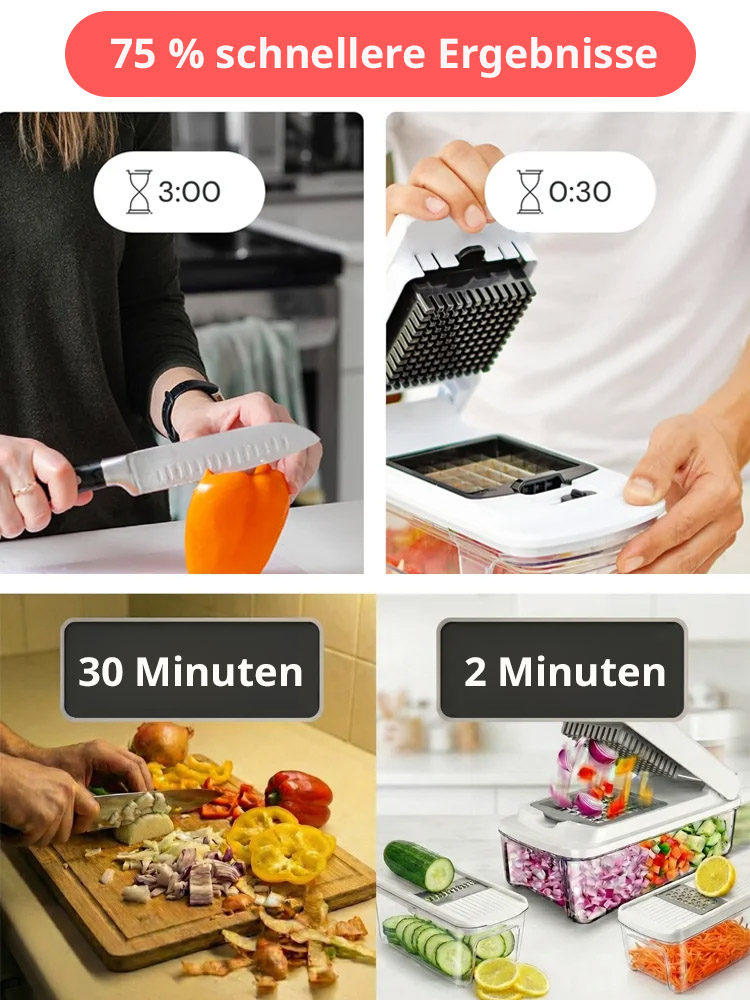 Multifunktionaler Gemüseschneider
