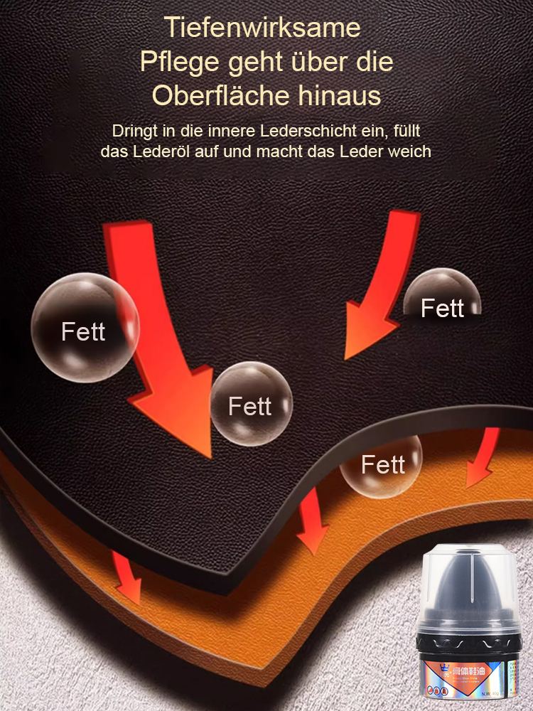 【Empfohlen vom 30-jährigen erfahrenen Schuhmacher】Reinigungs- und Pflegemittel für Lederschuhe