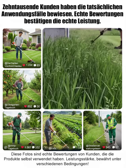 Universal Unkrautbürste für Motorsense & Rasentrimmer