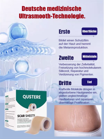 24-Stunden-Silikon-Gel-Narbenpflaster zur kontinuierlichen Narbenpflege