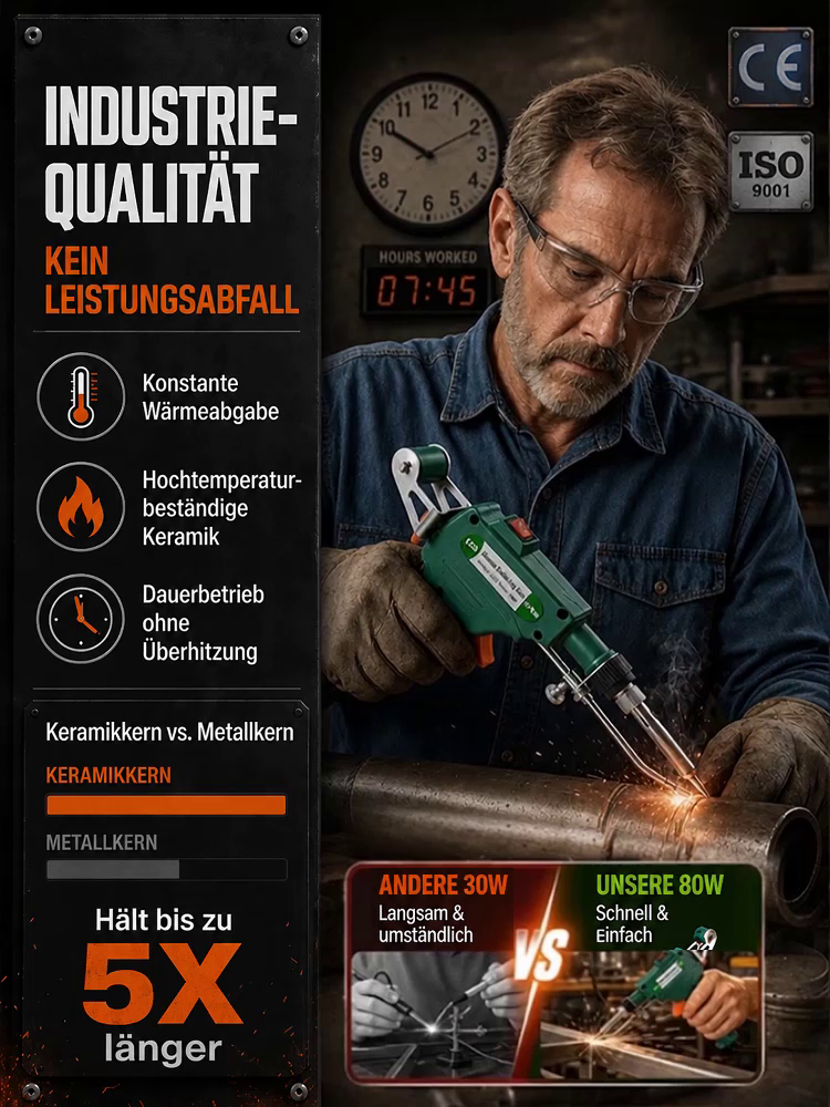 Tragbares 3‑Stufen‑Laser‑Schweißgerät | Schweißen & Schneiden ohne Funken
