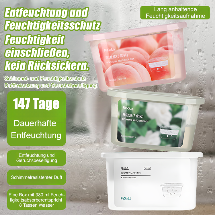 Feuchtigkeitsabsorbierende Trockenmittel-Entfeuchterbox