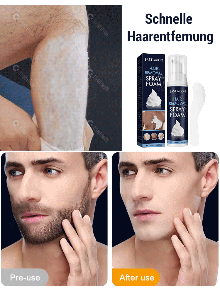 Herren Haarentfernungs-Schaumspray