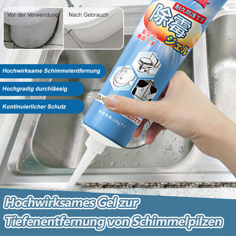 Hochwirksames Gel zur Tiefenentfernung von Schimmelpilzen