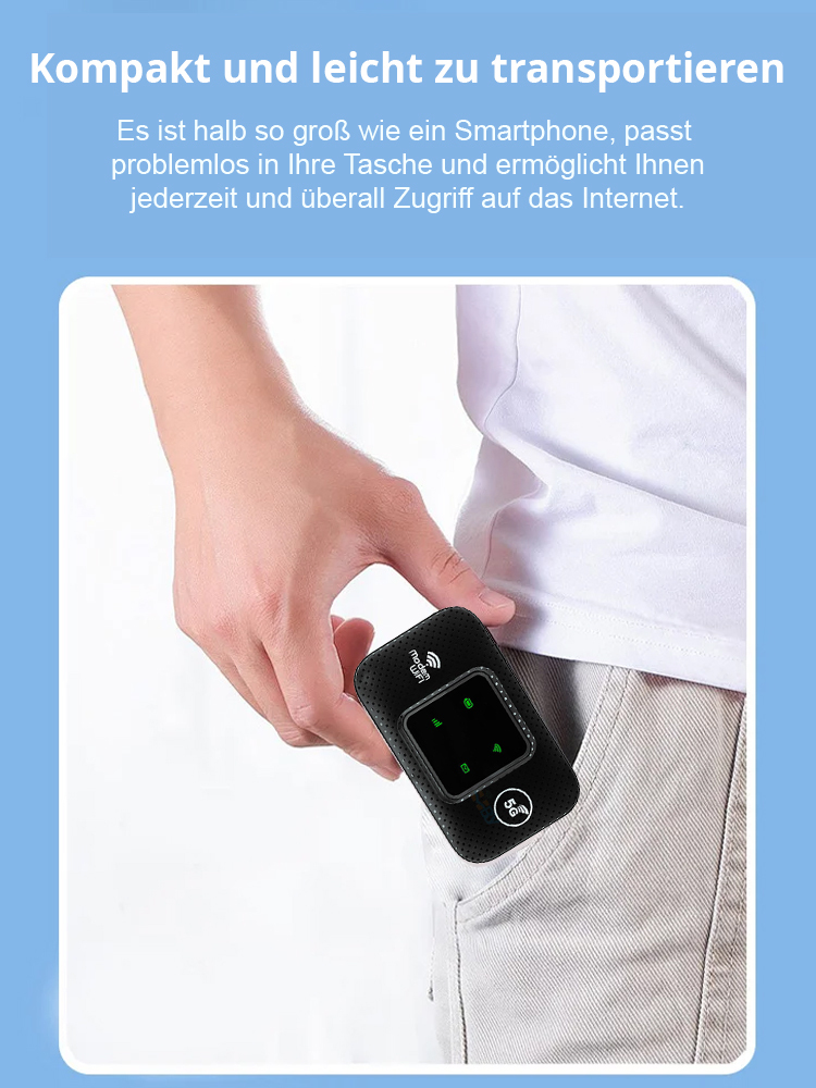 5G Tragbares WLAN für über 200 Länder