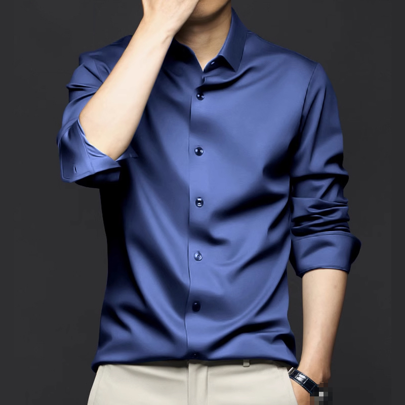 Atmungsaktives, komfortables und hautfreundliches Herrenhemd