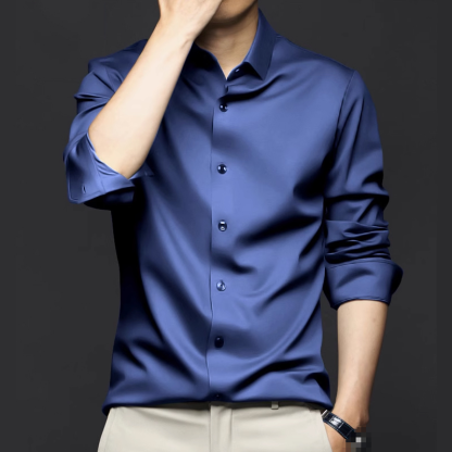 Atmungsaktives, komfortables und hautfreundliches Herrenhemd