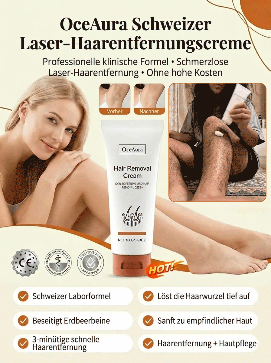 【Starke Reinigung】Schmerzfreie Körperenthaarungscreme