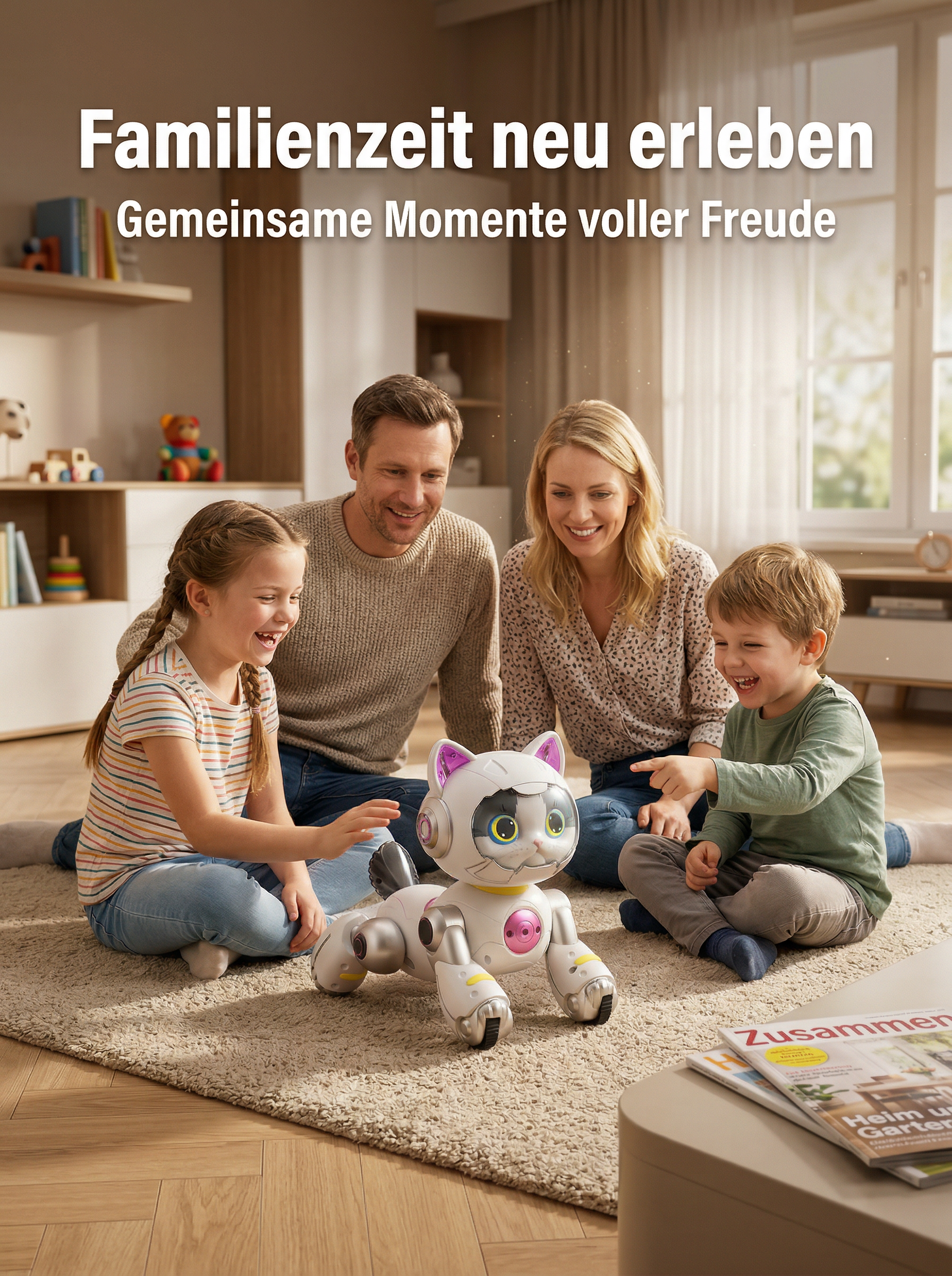 KI-intelligente Maschinenkatze/Maschinenhund