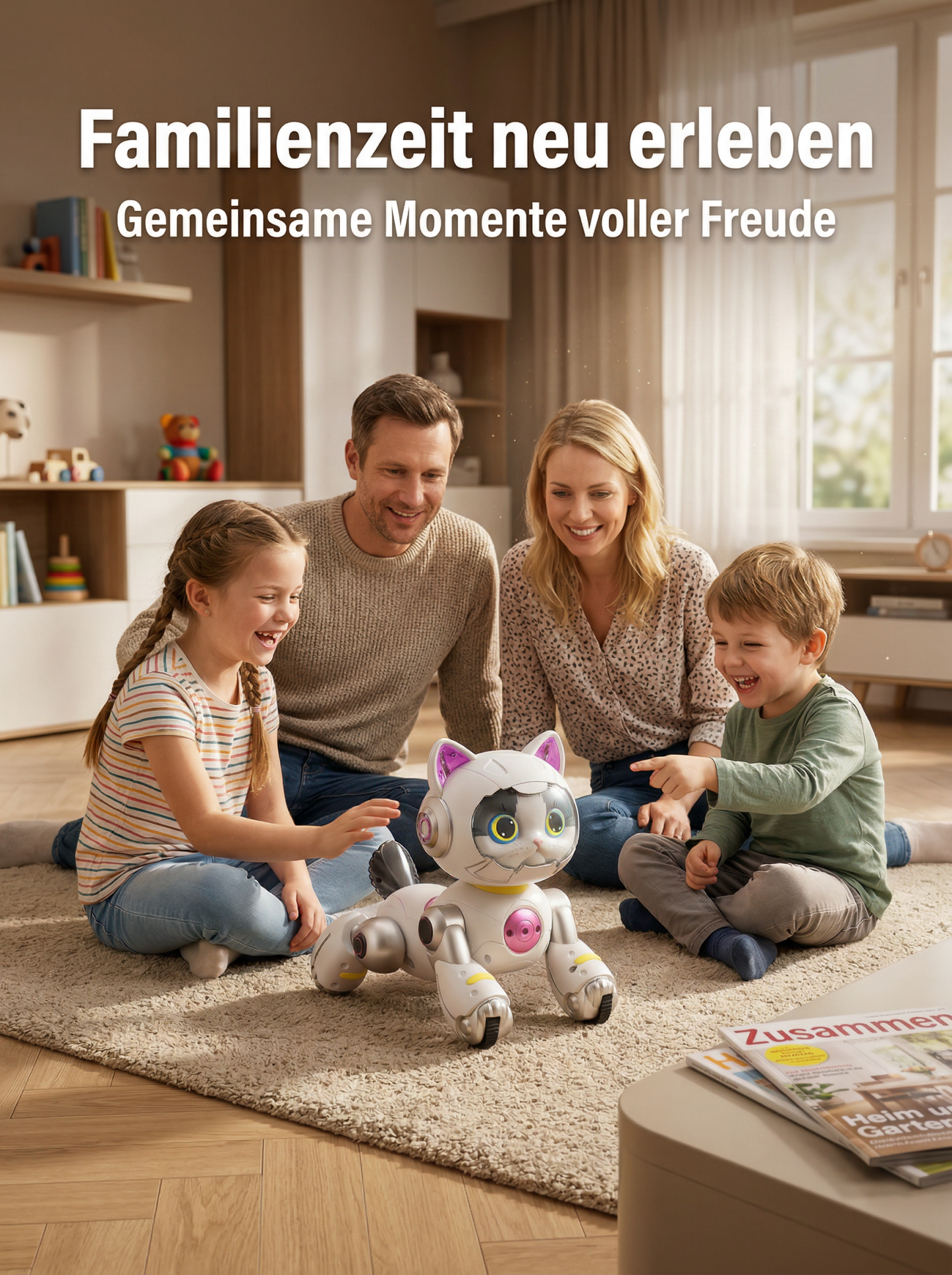 KI-intelligente Maschinenkatze/Maschinenhund