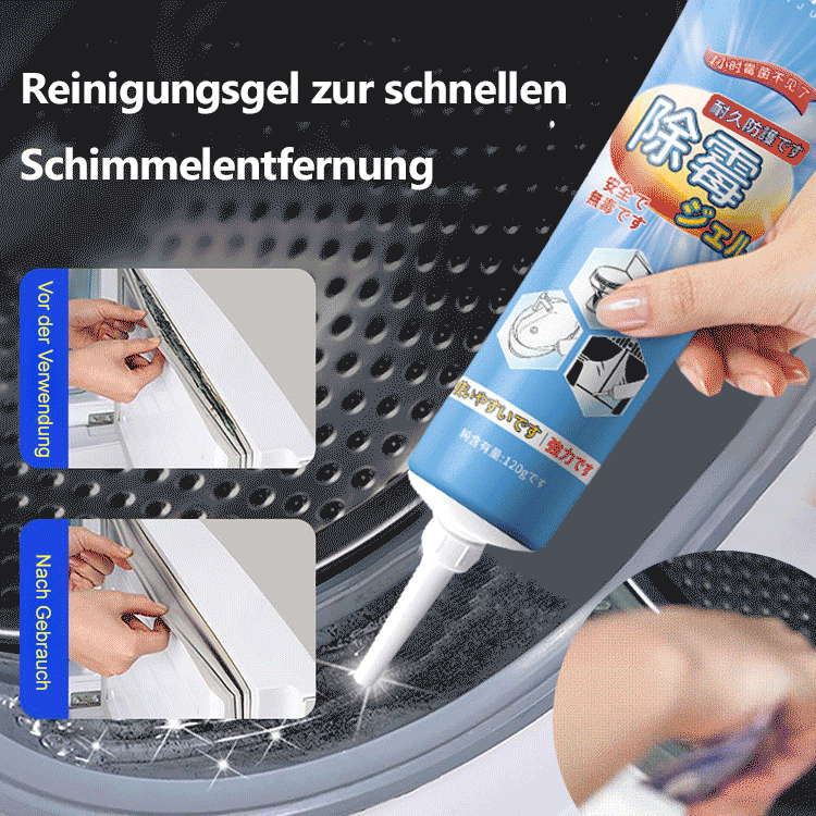 Hochwirksames Gel zur Tiefenentfernung von Schimmelpilzen