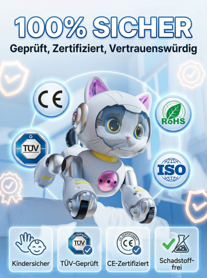 KI-intelligente Maschinenkatze/Maschinenhund