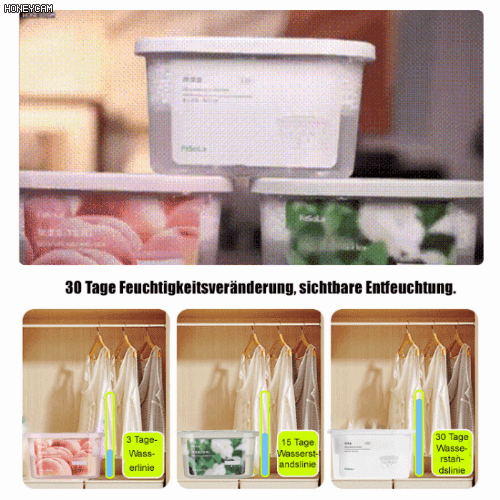 Feuchtigkeitsabsorbierende Trockenmittel-Entfeuchterbox