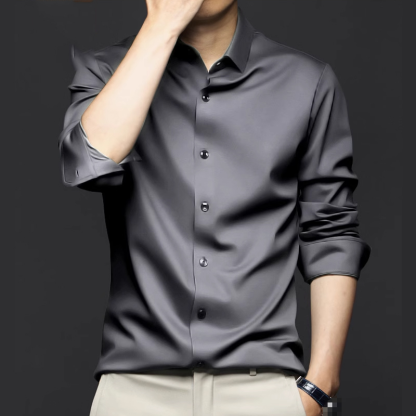 Atmungsaktives, komfortables und hautfreundliches Herrenhemd