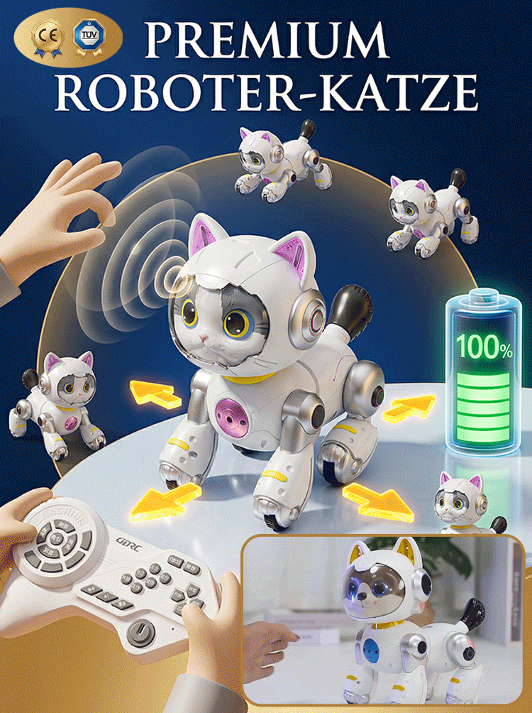 KI-intelligente Maschinenkatze/Maschinenhund