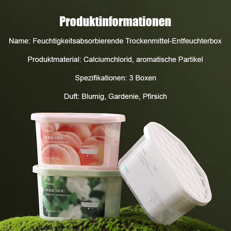Feuchtigkeitsabsorbierende Trockenmittel-Entfeuchterbox