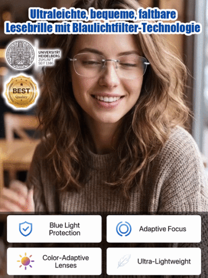 Ultraleichte, intelligente, zoomfähige, lichtempfindliche, farbverändernde, blaulichtblockierende Le