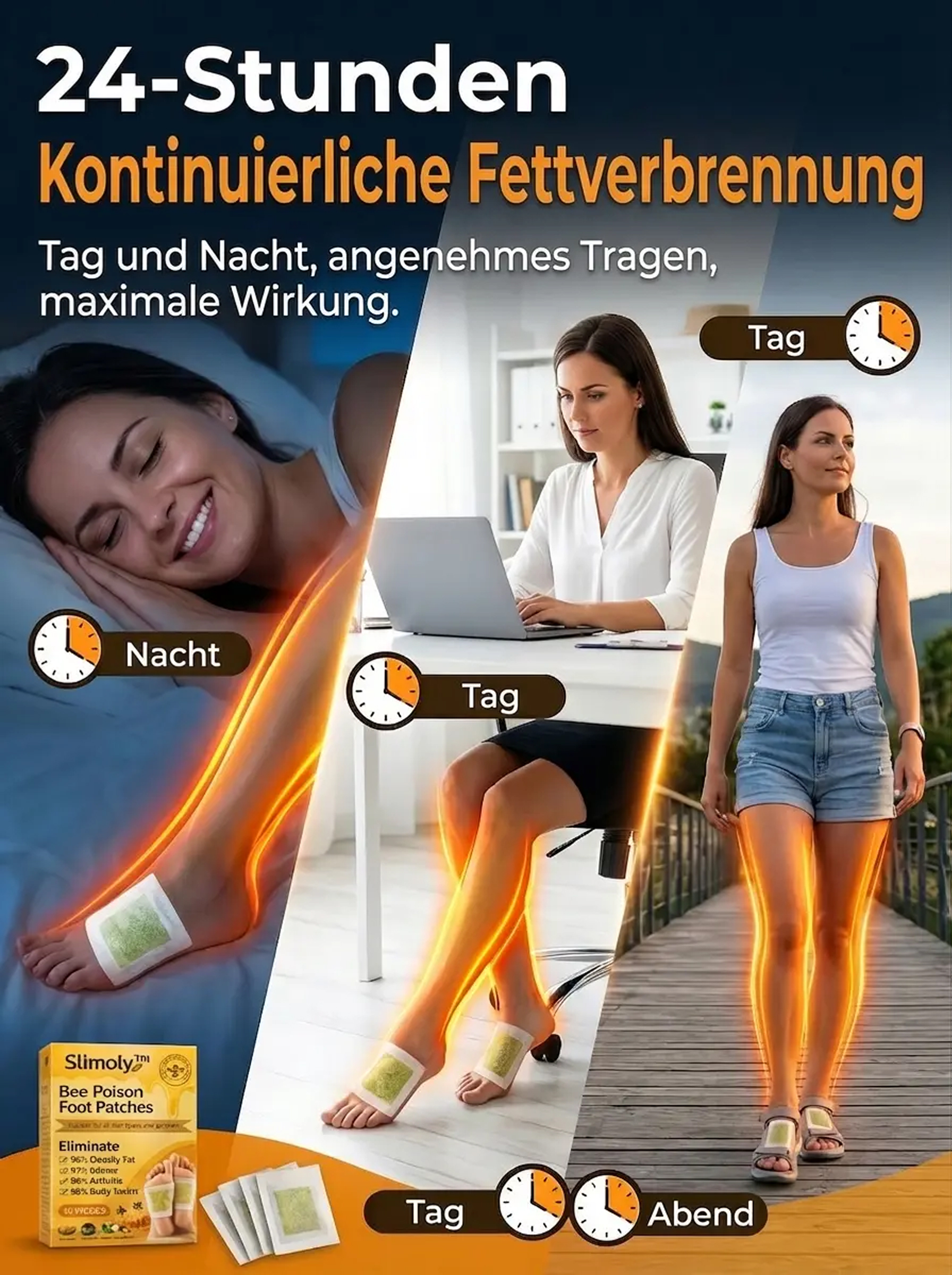 Bienengift-Lymphdrainage-Schlankheitsfußpflaster