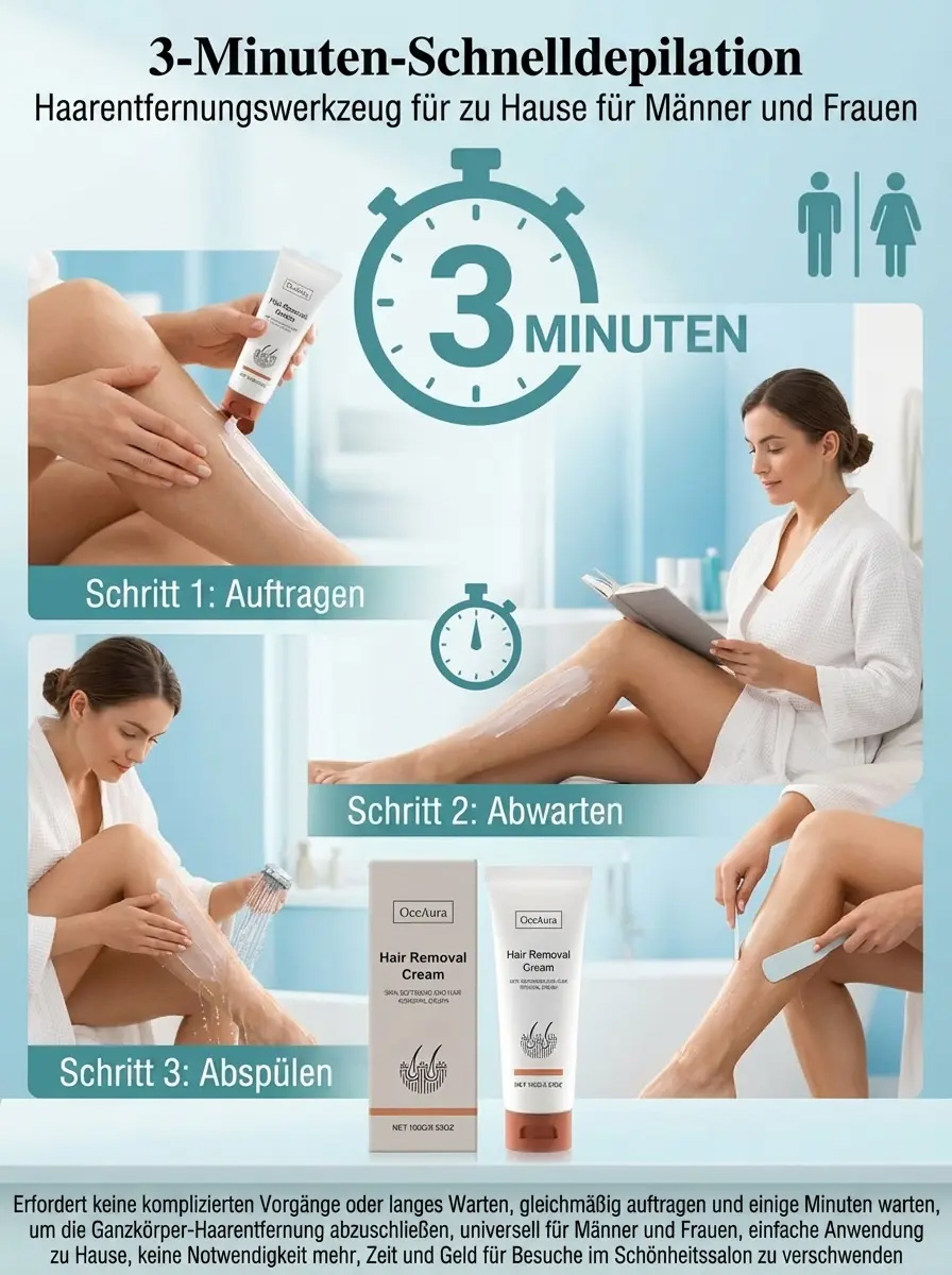 【Starke Reinigung】Schmerzfreie Körperenthaarungscreme