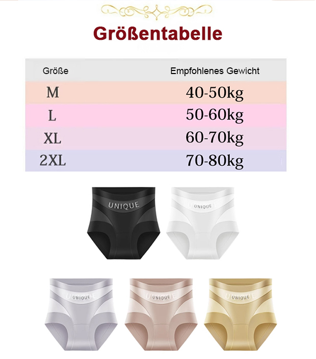 Dünne, doppellagige, nahtlose Spitzenformhose zur Bauchstraffung