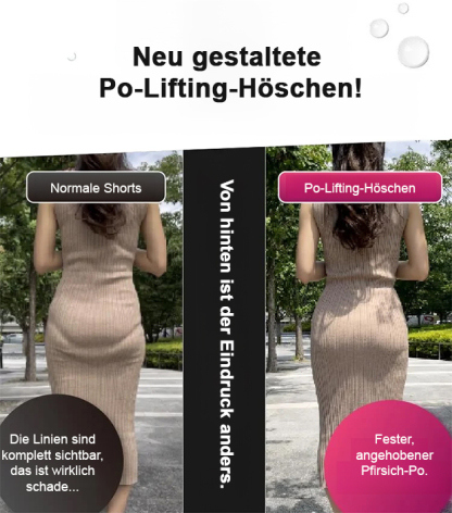 Dünne, doppellagige, nahtlose Spitzenformhose zur Bauchstraffung