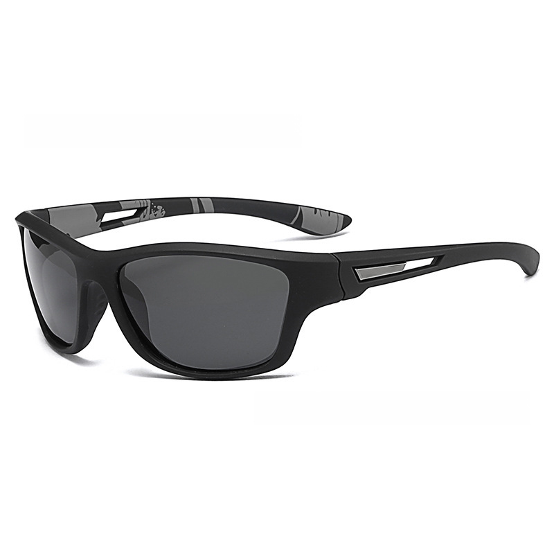 Herren Polarisationssonnenbrille mit bunten Gläsern und Band