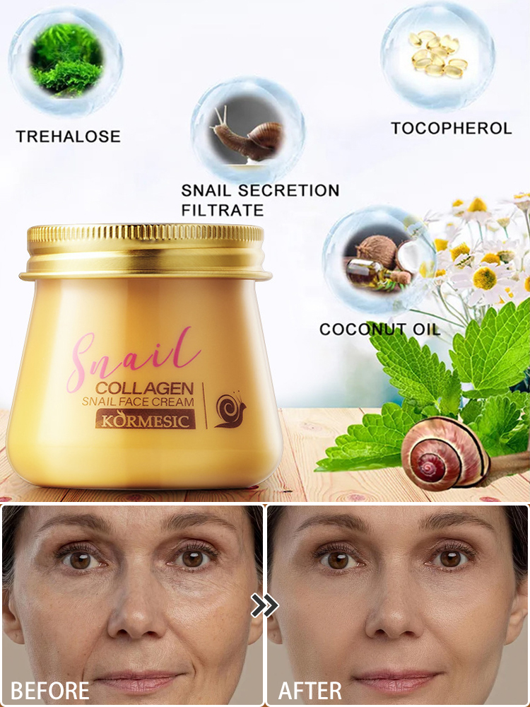 [Secret to Youthful Skin] Snail Hydrating, Anti-Wrinkle and Rejuvenating Cream