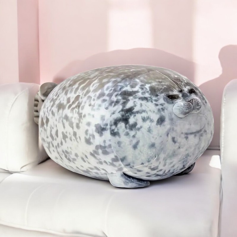 Adorable Large Seal Tummy Time Pillow Plush Toy