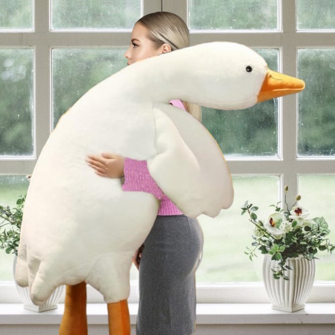 Cute Duck Goose Big Pillow Plush Toy | 19-inch - 75-inch Soft Duck Doll Kids