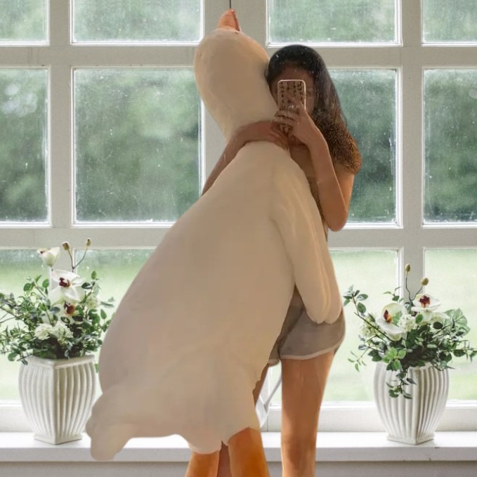 Cute Duck Goose Big Pillow Plush Toy | 19-inch - 75-inch Soft Duck Doll Kids