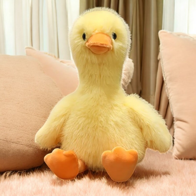 Cute Ducky Tummy Time Pillow – Soft & Snuggly Plush Duck Toy Kids Gifts