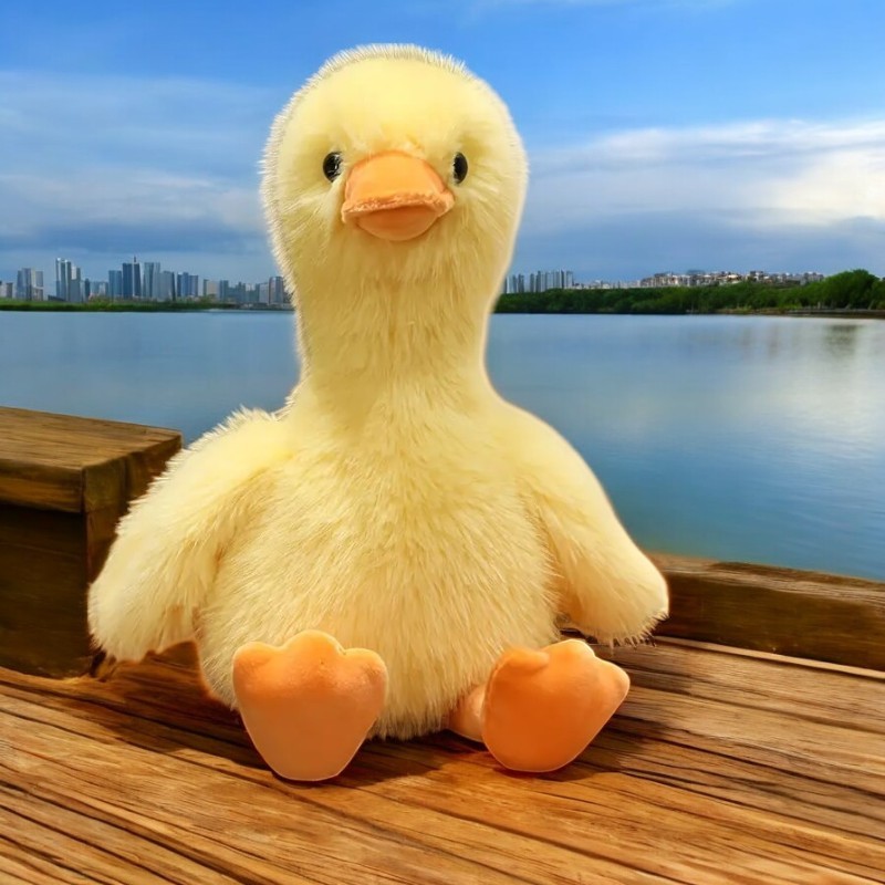 Cute Ducky Tummy Time Pillow – Soft & Snuggly Plush Duck Toy Kids Gifts