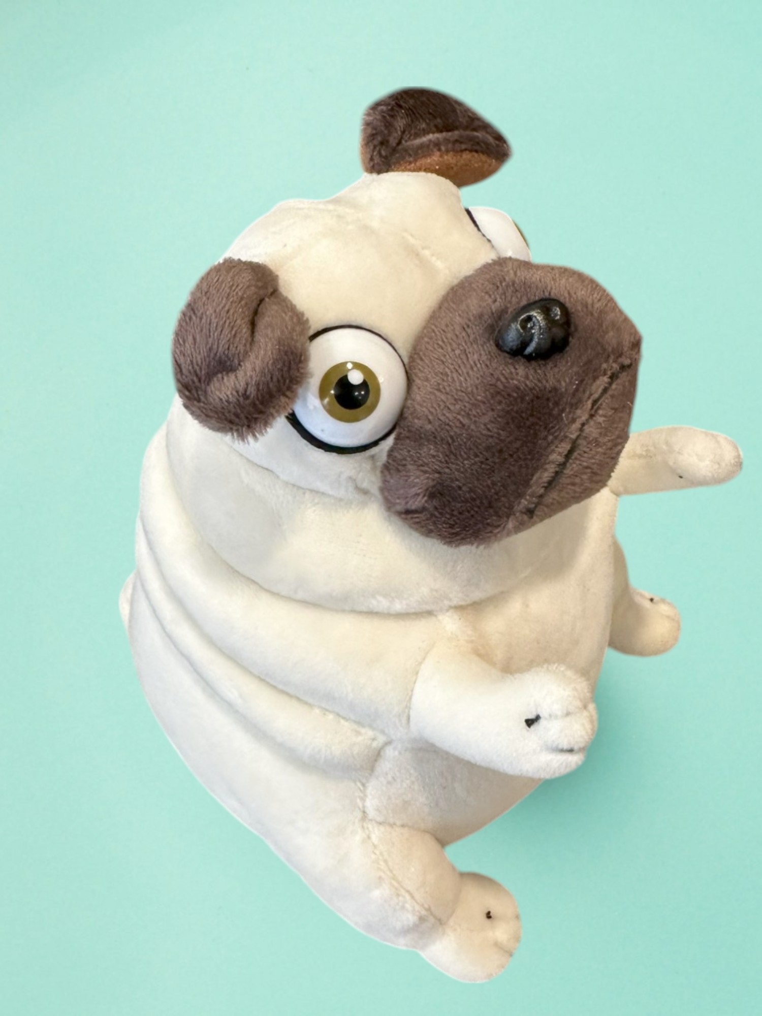 Hilarious Pug Stuffed Animal- 6" Funny Ugly Cute Puppy Plush Toy Valentines Gift