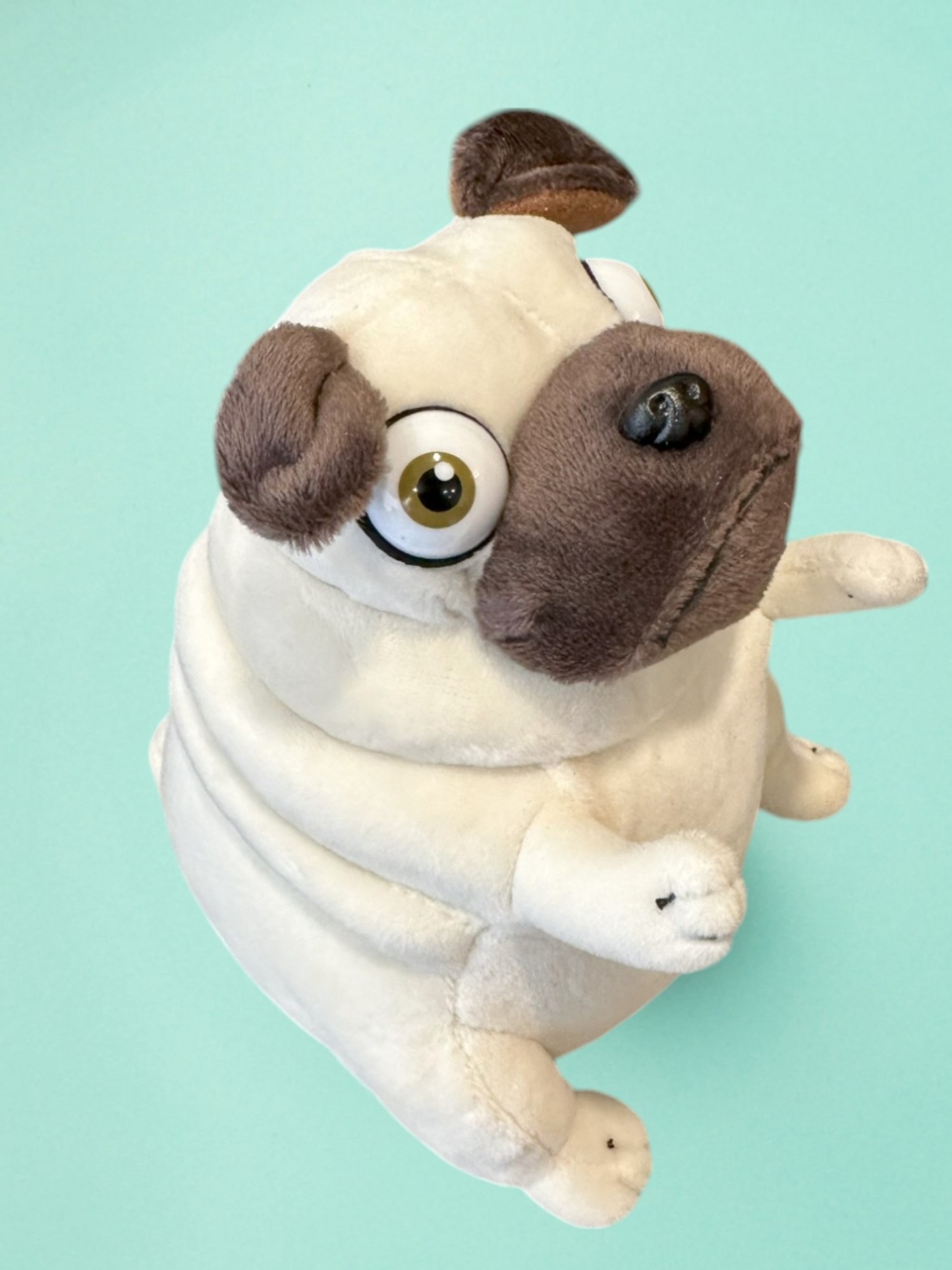 Hilarious Pug Stuffed Animal- 6" Funny Ugly Cute Puppy Plush Toy Valentines Gift