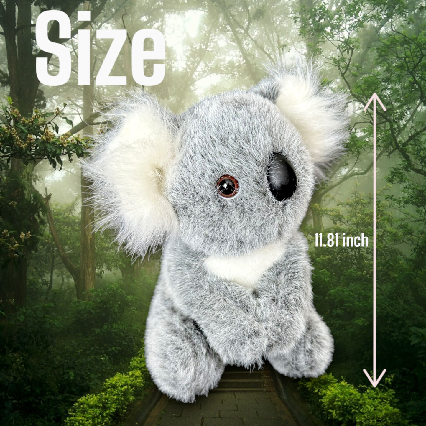 Soft Koala Bear Plush Toy – Cute Stuffed Animal in 4 Sizes (XS, S, M, L) –Gifts